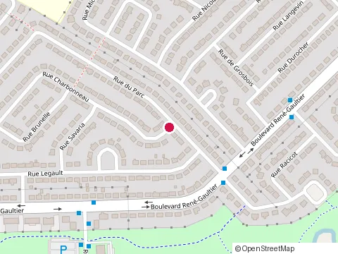 Location of Gasner Inc. at 1843 Rue Legault, Varennes