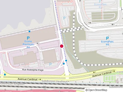 Location of Gate Gourmet at 1185 avenue Rodolphe-Pagé, Dorval
