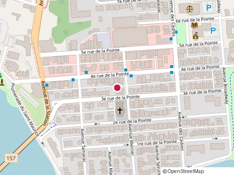 Location of Gâteaux Décors at 557 4E Rue de la Pointe, Shawinigan