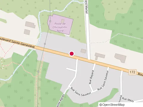 Location of Gateaux Mb at 1247 Boulevard Sainte-Geneviève, Chicoutimi
