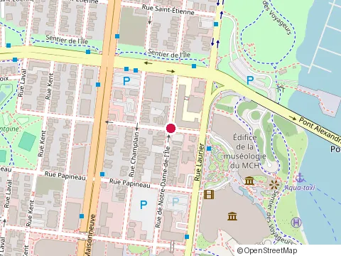 Location of Gaudreau Richard at 167 Rue de Notre-Dame-de-l'Ile, Gatineau