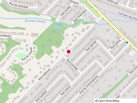 Location of Gaudreault A at 1405 Rue Gaboury, Québec