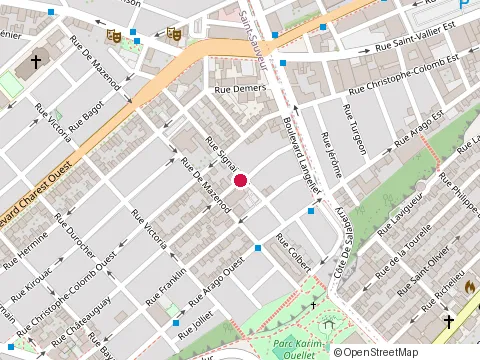 Location of Gaudreault et Frere at 526 Rue Signai, Québec
