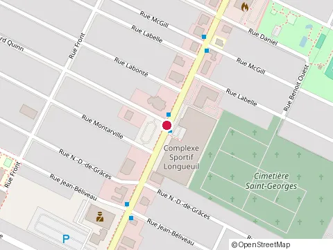 Location of Gauthier Mécanique – Pneus, Longueuil at 445 Boulevard Curé-Poirier O, Longueuil