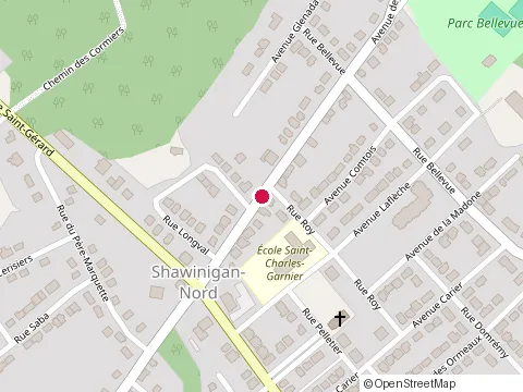 Location of Gaz Bar Lave Auto St-Charles at 2114 avenue de la Montagne, Shawinigan