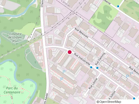Location of Gazeo Inc at 7 Rue Industrielle, Delson