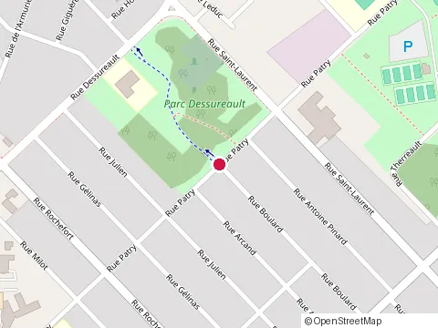 Location of Gbi Scellant Asphalte at 371 Rue Boulard, Trois-Rivières