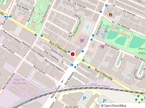 Location of Gcg Construction Montréal at 5455 Rue d'Iberville, Montréal
