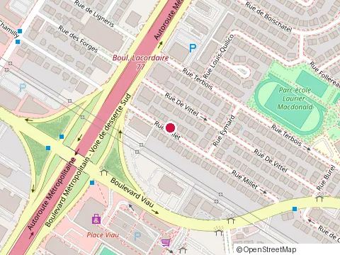 Location of Gdb Entrepreneur Enr at 7747 Rue Millet, Saint-Léonard