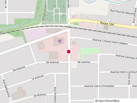Location of Geneviève Lefort at 485 boulevard d'Iberville, Saint-Jean-sur-Richelieu