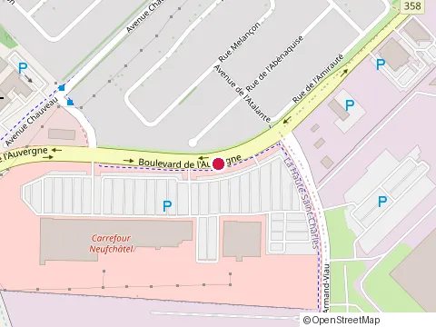 Location of Géniarp Inc at 4650 Bd de l'Auvergne, Québec