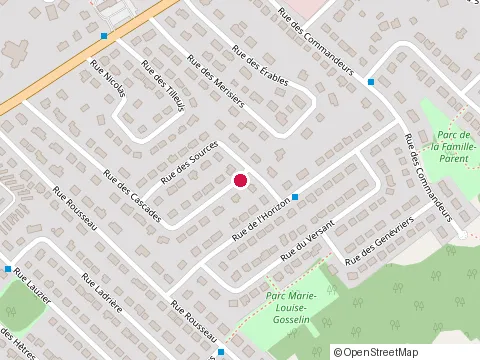 Location of Genibois Inc at 213 des Cascades, Rimouski
