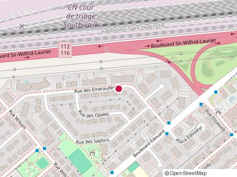 Location of Genix Corporation Ltee at 3155 Rue des Émeraudes, Saint-Hubert