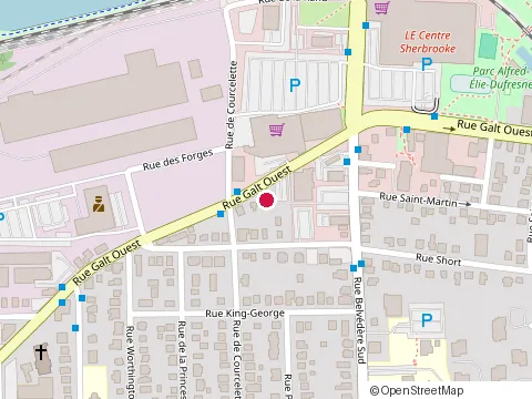 Location of Genna Lashes at 395 Rue du Vaisseau d'Or, Sherbrooke