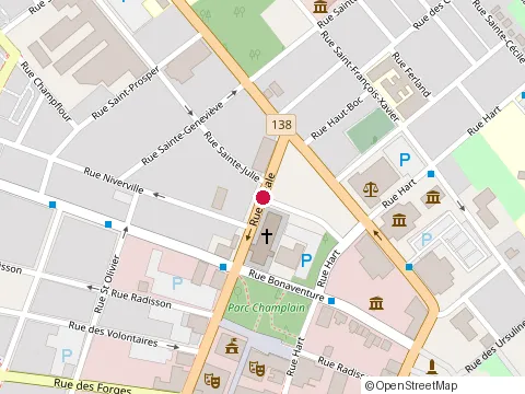 Location of Geocivil at 957A Rue Royale, Trois-Rivières