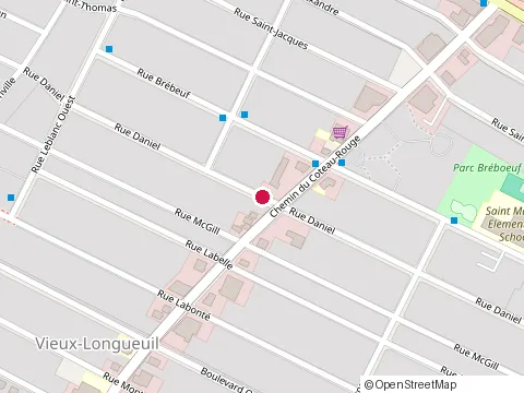 Location of Géoexpert at 1338 Rue Daniel, Longueuil