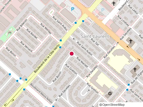 Location of Géoradar Détection at 2125 Rue Bonin, Saint-Laurent