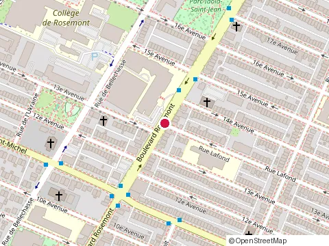 Location of George Lucas Inc at 5792 Rue Lafond, Montréal
