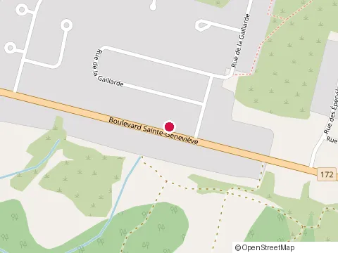 Location of Georges Bélanger Construction at 1777 Boulevard Sainte Genevi?Ve, Chicoutimi