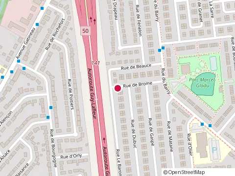 Location of Georges Robert Century 21 at 6 Rue de Brome, Gatineau