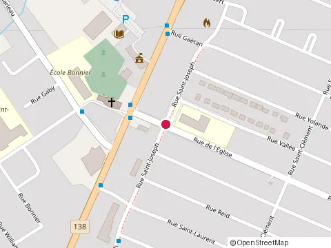 Location of Georges Vezina Maitre at 9 Yolande, Mercier
