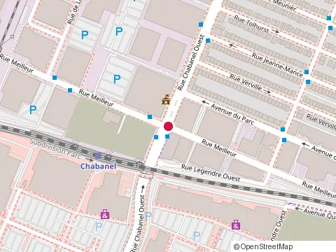 Location of Georgio Tabi at 470 Rue Chabanel O, Montréal