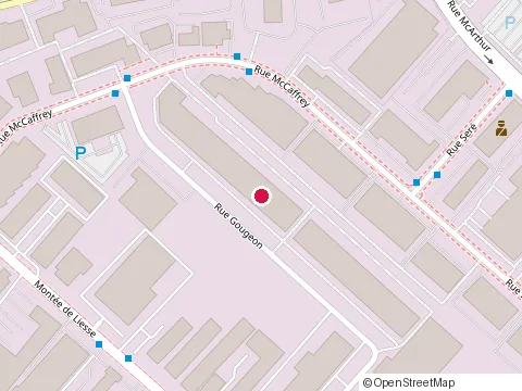 Location of Geprotech Inc at 881 Mnt de Liesse, Saint-Laurent