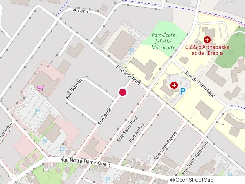 Location of Gerald Noel et Fils Inc at 11 Rue Alice, Victoriaville