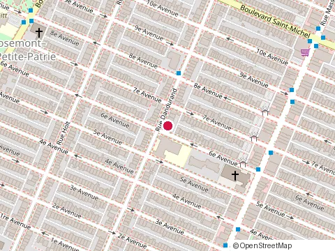 Location of Gerard Jodoin at 5441 6E Ave, Montréal