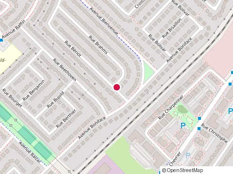 Location of Gespo Inc at 3835 Rue Brahms, Brossard