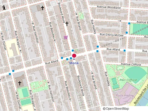 Location of Gestacom Limitee at 6672 boulevard Monk, Montréal