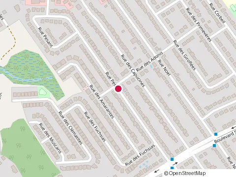 Location of Gesti-Projets Inc at 930 Rue Pesant, Laval