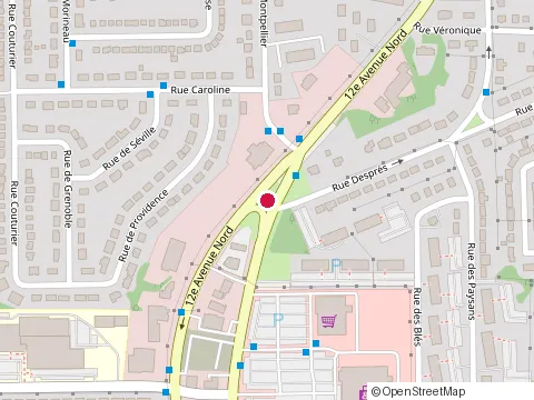 Location of Gestia at 999 Rue Després, Sherbrooke