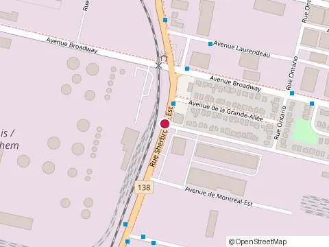 Location of Gestion Calima Enr at 11000 Rue Sherbrooke E, Montréal
