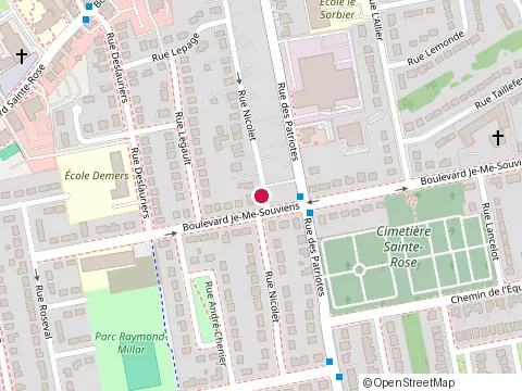 Location of Gestion Chiffr'A'Venir at 1785 Nicolet, Laval