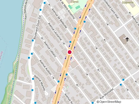 Location of Gestion Deluxe at 10830 Avenue Lausanne, Montréal-Nord