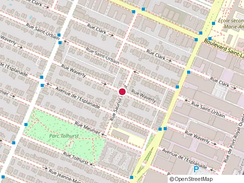 Location of Gestion Fawzi Aina Inc at 10050 Rue Waverly, Montréal