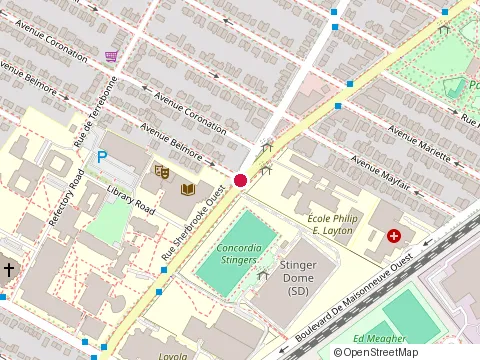 Location of Gestion Immobilière at 7017 Rue Sherbrooke O, Montréal