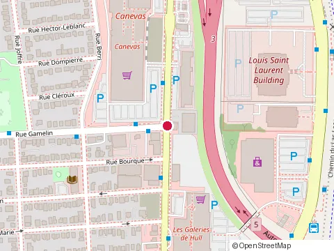 Location of Gestion Immobilière Wandji at 33 Rue Gamelin, Gatineau
