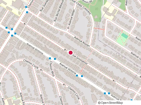 Location of Gestion Inesar Ltee at 5013A Grosvenor Av, Montréal