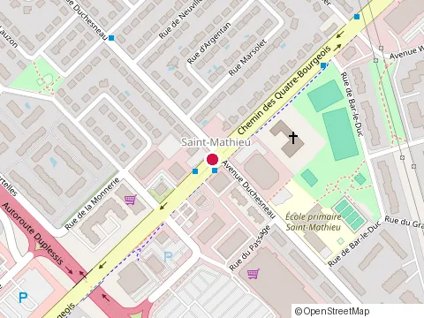 Location of Gestion Lehoux & Tremblay Inc at 3220 Chem. des Quatre-Bourgeois Suite 101, Québec
