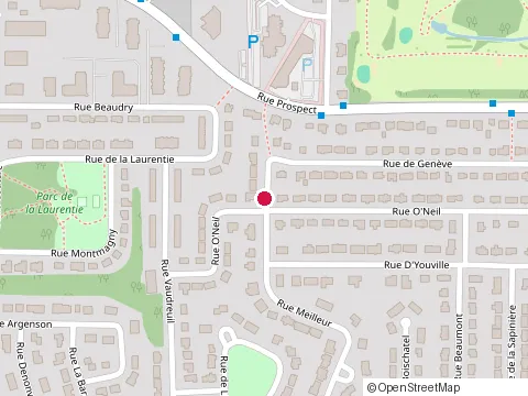 Location of Gestion Maurice Choquette Inc at 635 Rue Meilleur, Sherbrooke
