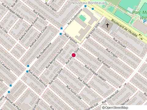 Location of Gestion Michel Patry at 11464 Rue Philippe-Hebert, Montréal