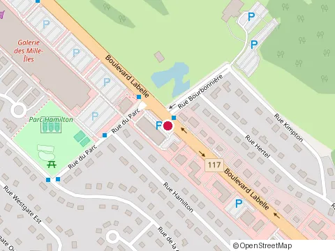 Location of Gestion Miller Golf at 282 boulevard Labelle, Rosemère