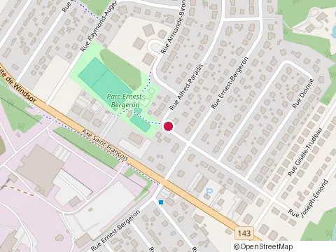 Location of Gestion Roch Pedneault at 78 Rue Alfred-Paradis, Sherbrooke