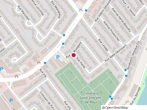 Location of Gestion Rsg-Hdp Rive-Nord at 623 Rue Hardy, Laval