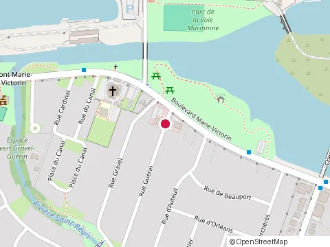 Location of Gestion Satory at 40 Rue Guérin, Sainte-Catherine