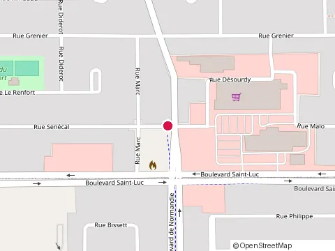 Location of Gestion Urban Blu at 133 Bd Saint-Luc Suite 204, Saint-Jean-sur-Richelieu