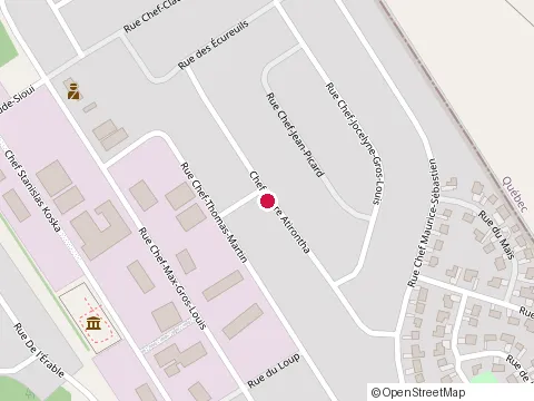 Location of Gestionblanchette1 at 5321 Rue des Écureuils, Québec