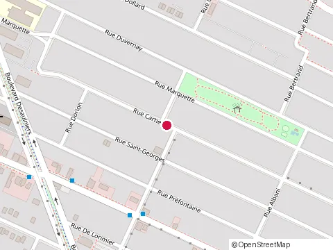 Location of Gestionplume at 884 Rue Cartier, Longueuil